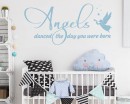Angels Danced Quotes Wall Decal
